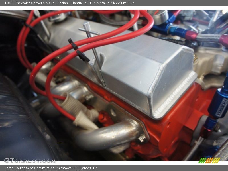 Nantucket Blue Metallic / Medium Blue 1967 Chevrolet Chevelle Malibu Sedan