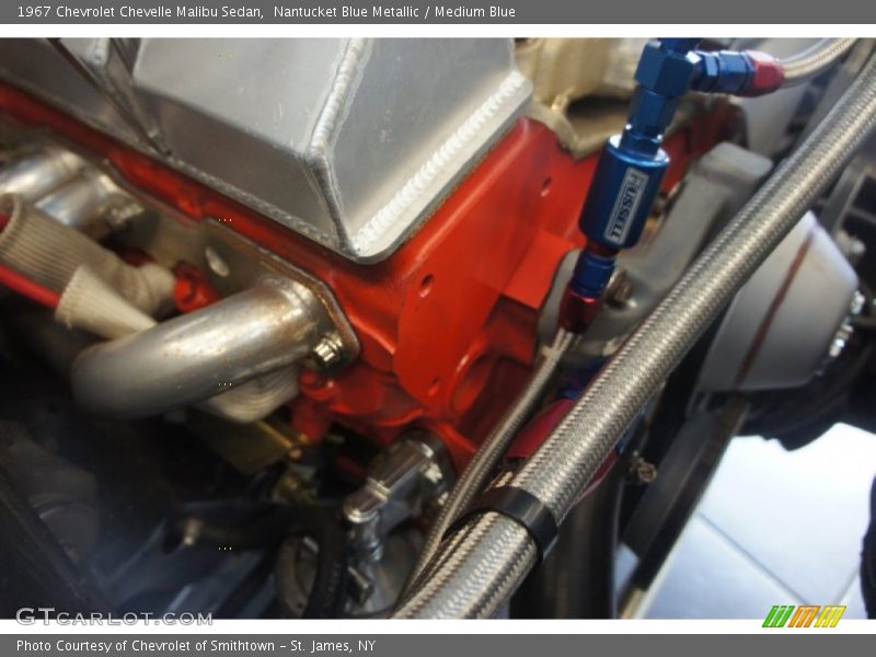 Nantucket Blue Metallic / Medium Blue 1967 Chevrolet Chevelle Malibu Sedan