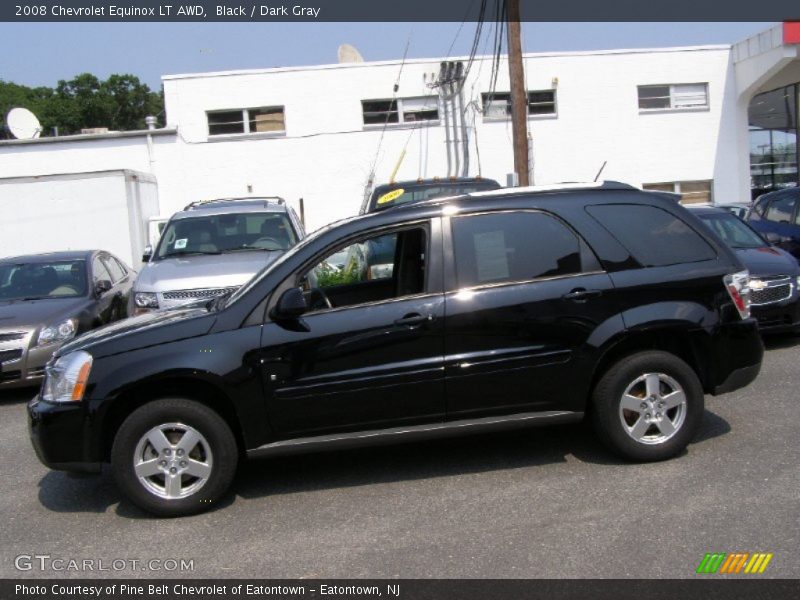 Black / Dark Gray 2008 Chevrolet Equinox LT AWD