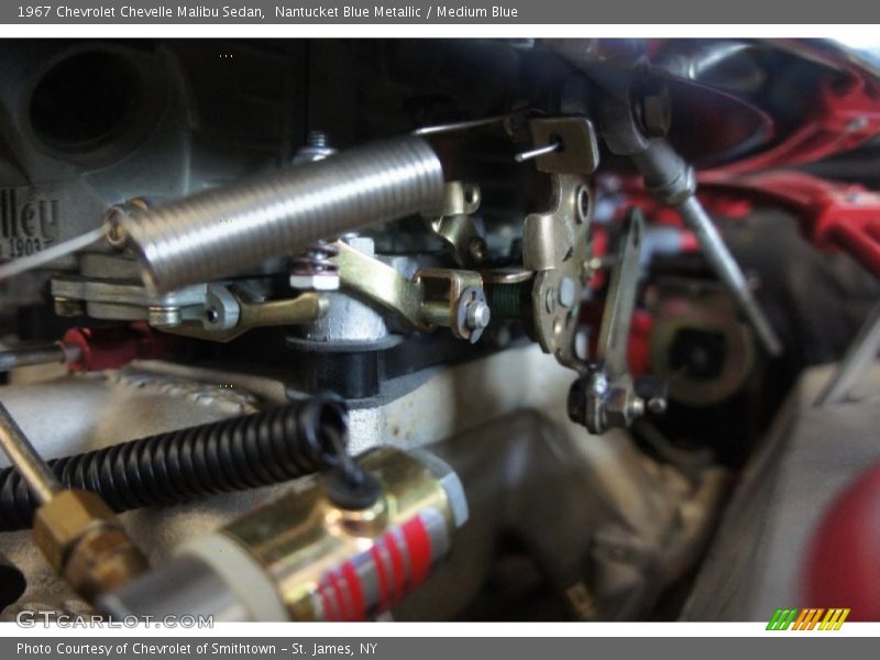 Nantucket Blue Metallic / Medium Blue 1967 Chevrolet Chevelle Malibu Sedan
