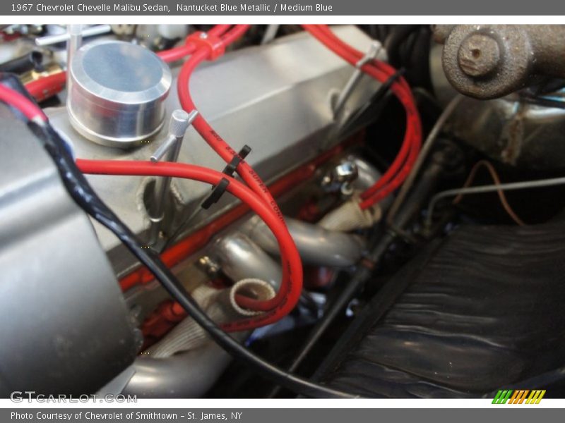 Nantucket Blue Metallic / Medium Blue 1967 Chevrolet Chevelle Malibu Sedan