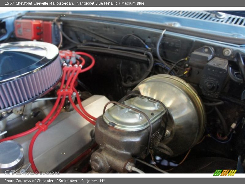 Nantucket Blue Metallic / Medium Blue 1967 Chevrolet Chevelle Malibu Sedan