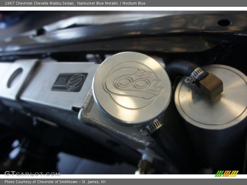 Nantucket Blue Metallic / Medium Blue 1967 Chevrolet Chevelle Malibu Sedan
