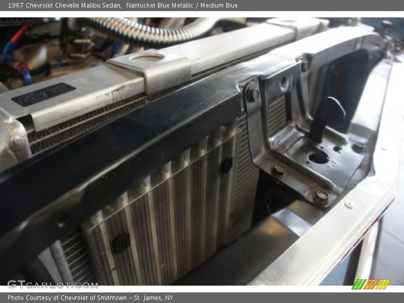 Nantucket Blue Metallic / Medium Blue 1967 Chevrolet Chevelle Malibu Sedan