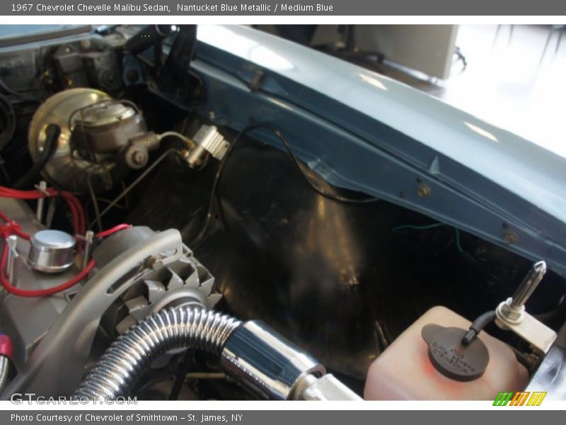 Nantucket Blue Metallic / Medium Blue 1967 Chevrolet Chevelle Malibu Sedan