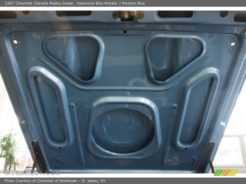Nantucket Blue Metallic / Medium Blue 1967 Chevrolet Chevelle Malibu Sedan