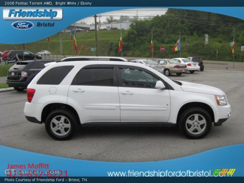 Bright White / Ebony 2008 Pontiac Torrent AWD