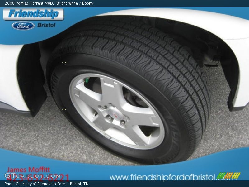 Bright White / Ebony 2008 Pontiac Torrent AWD