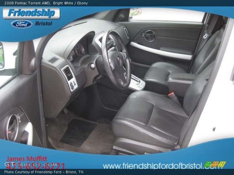 Bright White / Ebony 2008 Pontiac Torrent AWD