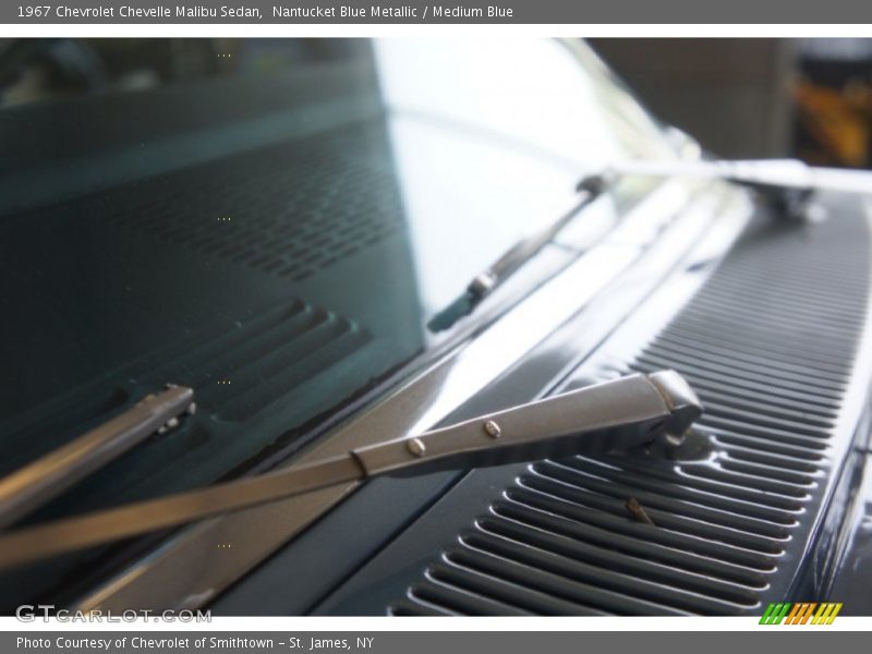 Nantucket Blue Metallic / Medium Blue 1967 Chevrolet Chevelle Malibu Sedan