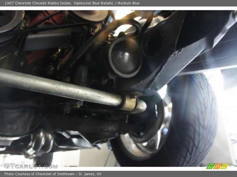 Nantucket Blue Metallic / Medium Blue 1967 Chevrolet Chevelle Malibu Sedan