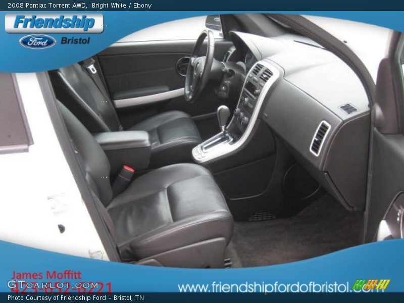 Bright White / Ebony 2008 Pontiac Torrent AWD