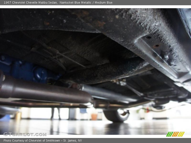 Nantucket Blue Metallic / Medium Blue 1967 Chevrolet Chevelle Malibu Sedan
