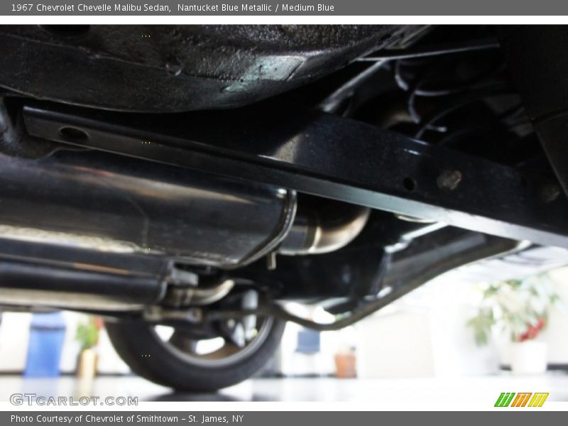 Nantucket Blue Metallic / Medium Blue 1967 Chevrolet Chevelle Malibu Sedan