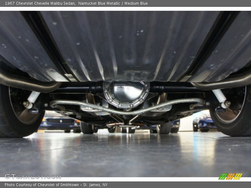 Nantucket Blue Metallic / Medium Blue 1967 Chevrolet Chevelle Malibu Sedan