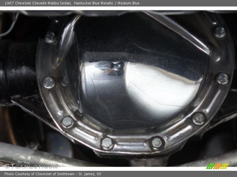 Nantucket Blue Metallic / Medium Blue 1967 Chevrolet Chevelle Malibu Sedan