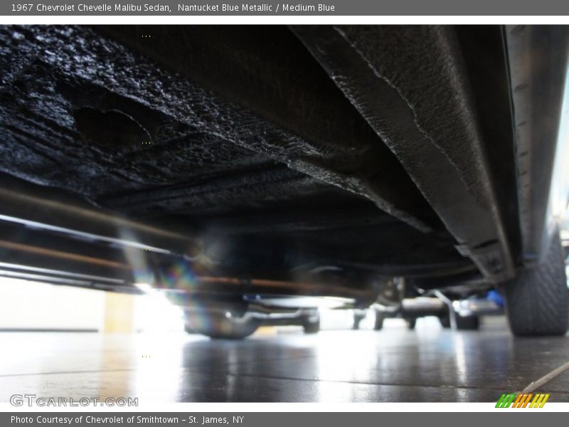 Nantucket Blue Metallic / Medium Blue 1967 Chevrolet Chevelle Malibu Sedan