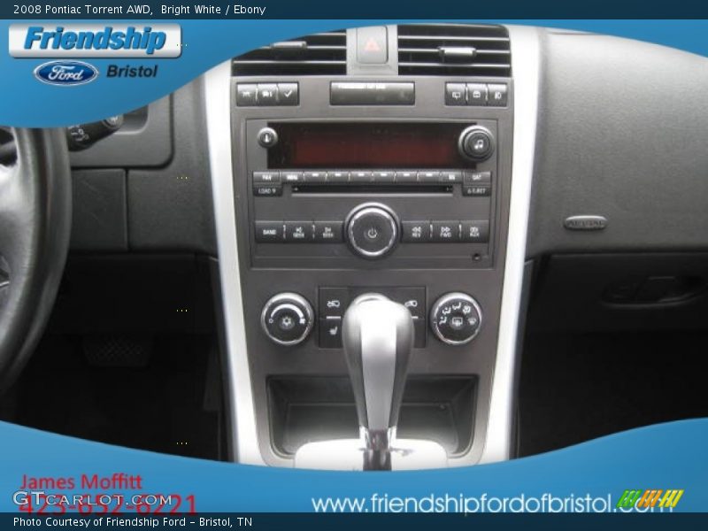 Bright White / Ebony 2008 Pontiac Torrent AWD