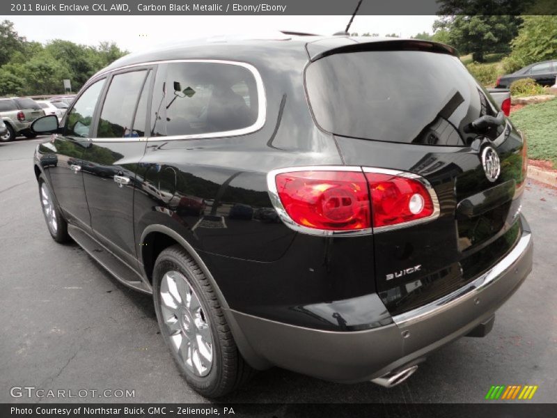 Carbon Black Metallic / Ebony/Ebony 2011 Buick Enclave CXL AWD