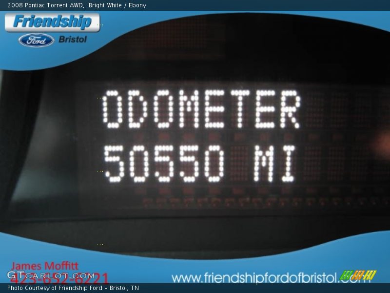 Bright White / Ebony 2008 Pontiac Torrent AWD