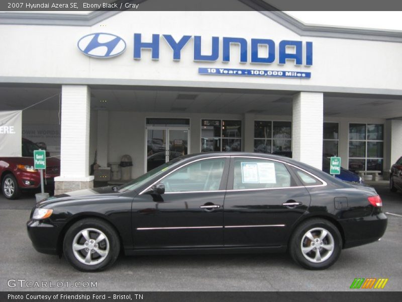 Ebony Black / Gray 2007 Hyundai Azera SE