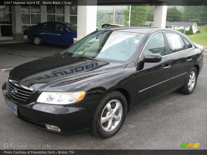 Ebony Black / Gray 2007 Hyundai Azera SE