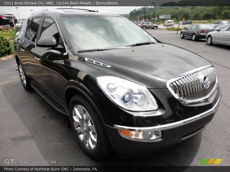 Carbon Black Metallic / Ebony/Ebony 2011 Buick Enclave CXL AWD