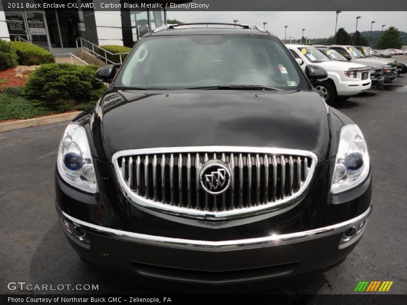 Carbon Black Metallic / Ebony/Ebony 2011 Buick Enclave CXL AWD