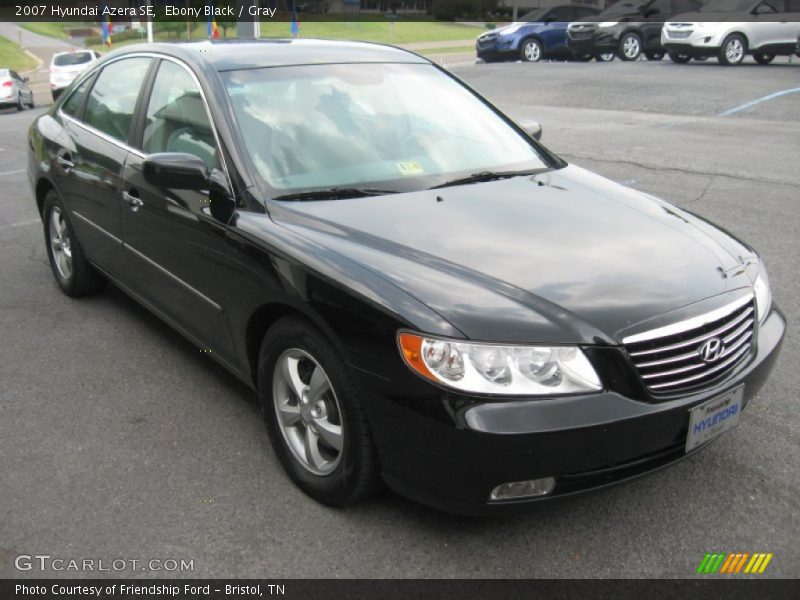 Ebony Black / Gray 2007 Hyundai Azera SE