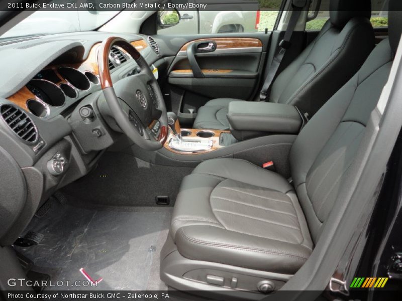 Carbon Black Metallic / Ebony/Ebony 2011 Buick Enclave CXL AWD
