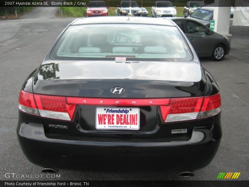 Ebony Black / Gray 2007 Hyundai Azera SE