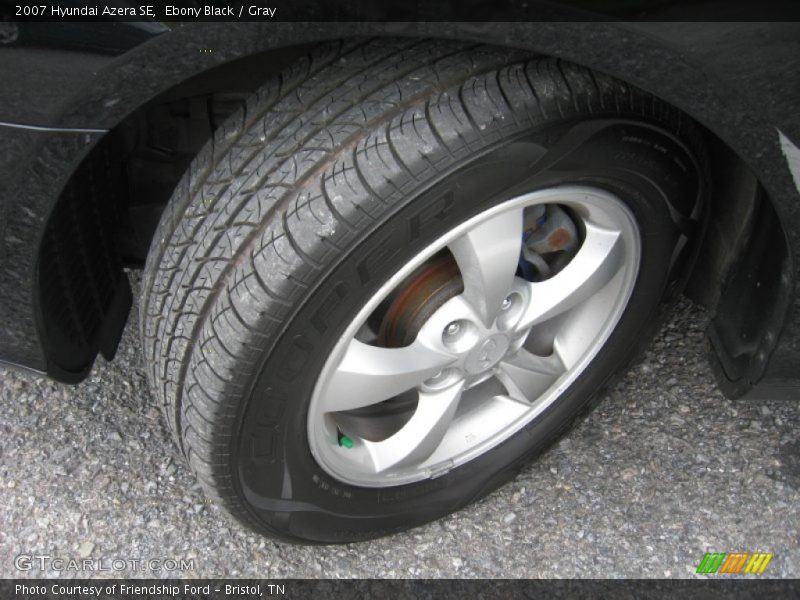 Ebony Black / Gray 2007 Hyundai Azera SE