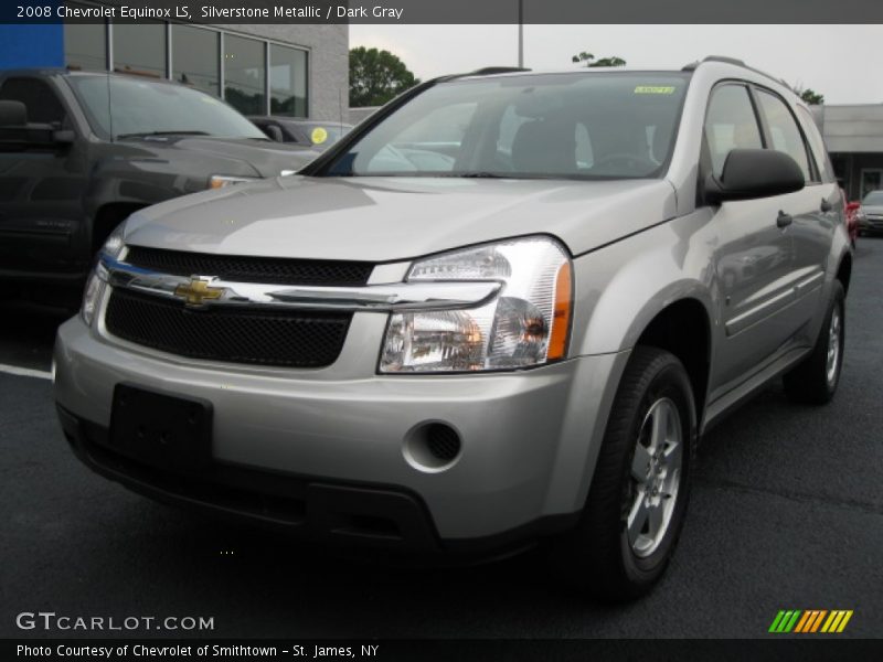 Silverstone Metallic / Dark Gray 2008 Chevrolet Equinox LS
