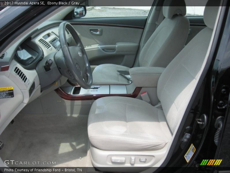 Ebony Black / Gray 2007 Hyundai Azera SE