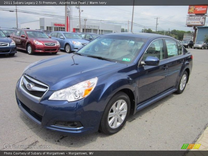 Azurite Blue Pearl / Warm Ivory 2011 Subaru Legacy 2.5i Premium