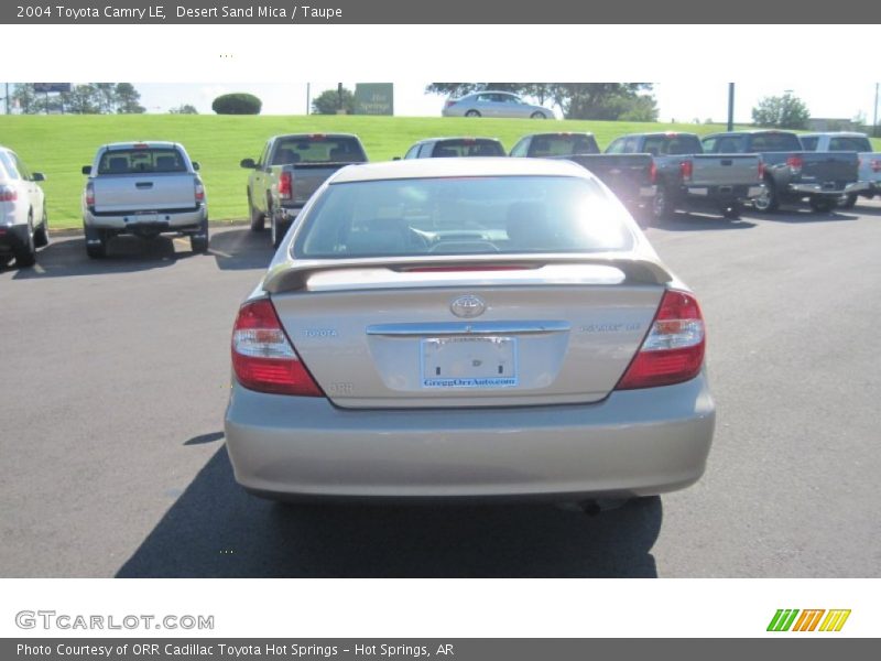 Desert Sand Mica / Taupe 2004 Toyota Camry LE