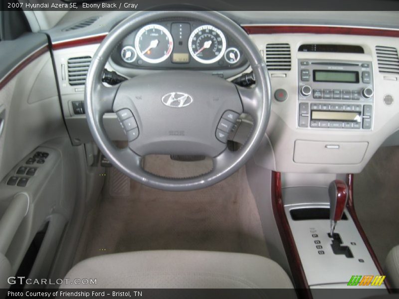 Ebony Black / Gray 2007 Hyundai Azera SE