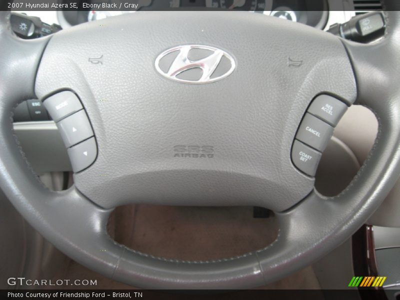 Ebony Black / Gray 2007 Hyundai Azera SE