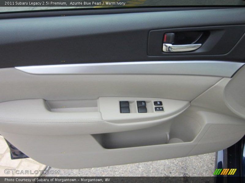 Azurite Blue Pearl / Warm Ivory 2011 Subaru Legacy 2.5i Premium