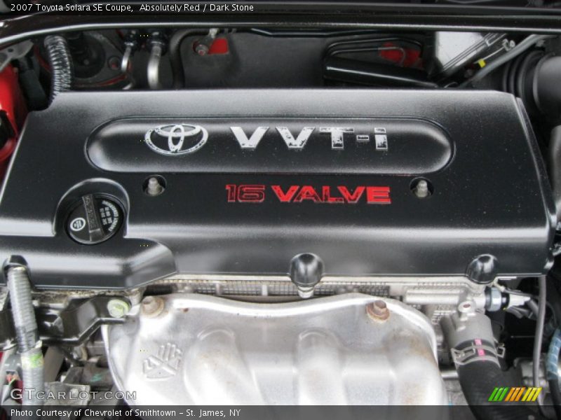 Absolutely Red / Dark Stone 2007 Toyota Solara SE Coupe