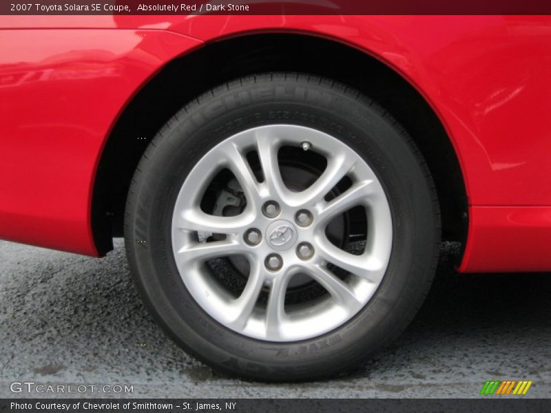 Absolutely Red / Dark Stone 2007 Toyota Solara SE Coupe