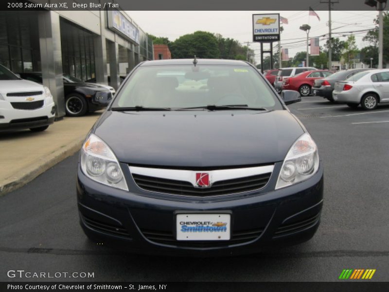 Deep Blue / Tan 2008 Saturn Aura XE
