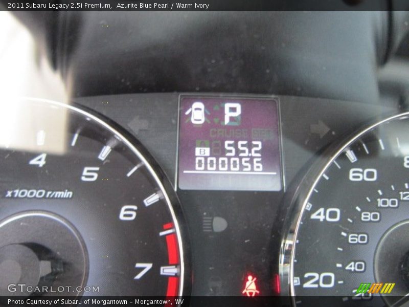 Azurite Blue Pearl / Warm Ivory 2011 Subaru Legacy 2.5i Premium