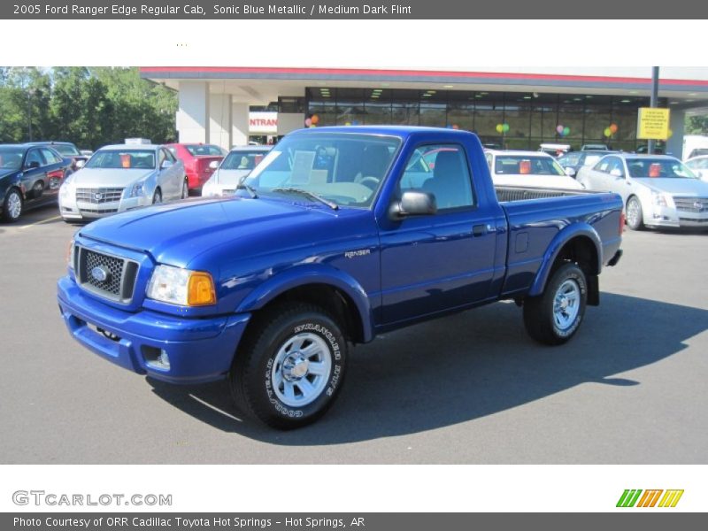 Sonic Blue Metallic / Medium Dark Flint 2005 Ford Ranger Edge Regular Cab