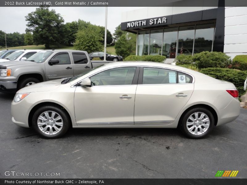 Gold Mist Metallic / Cashmere 2012 Buick LaCrosse FWD