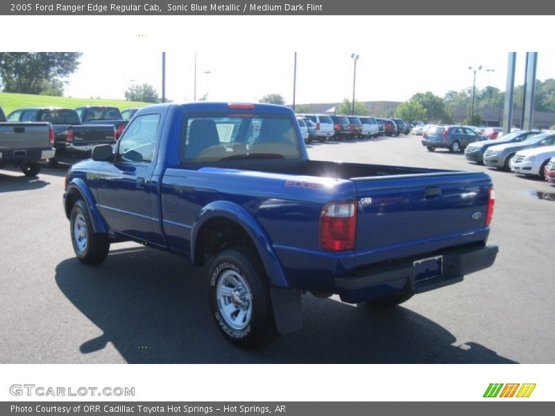 Sonic Blue Metallic / Medium Dark Flint 2005 Ford Ranger Edge Regular Cab