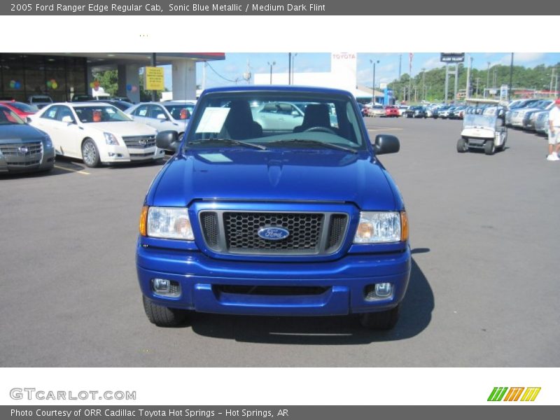 Sonic Blue Metallic / Medium Dark Flint 2005 Ford Ranger Edge Regular Cab