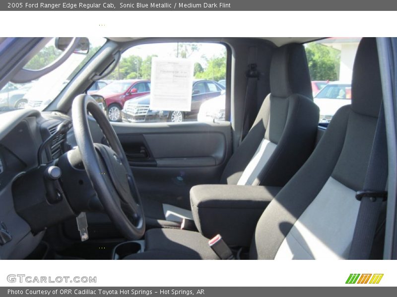 Sonic Blue Metallic / Medium Dark Flint 2005 Ford Ranger Edge Regular Cab