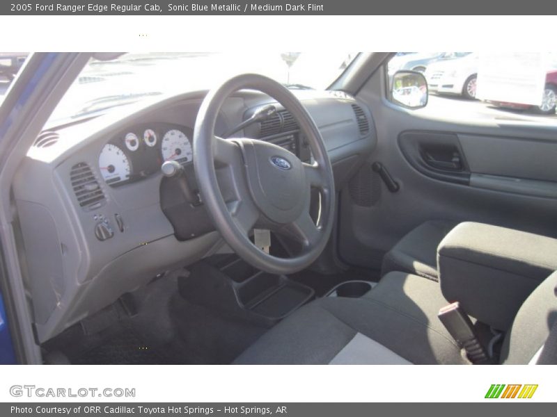 Sonic Blue Metallic / Medium Dark Flint 2005 Ford Ranger Edge Regular Cab