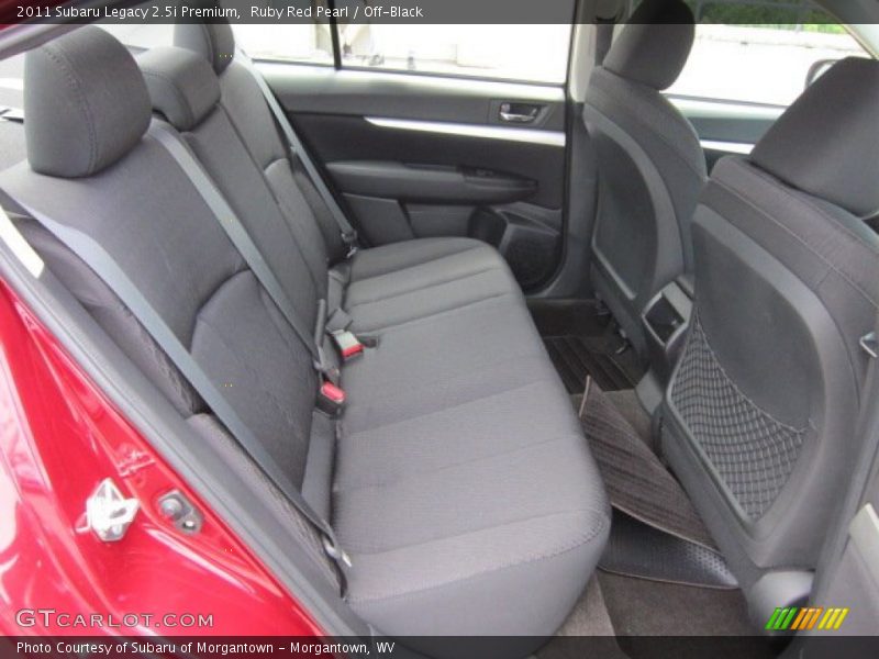  2011 Legacy 2.5i Premium Off-Black Interior